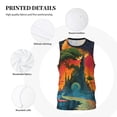 thumbnail image 3 of Pofeuu Abstract Tree Castle Print Basketball Jersey, Shirts for Men Youth Basketball Jersey Crew Neck-4X-Large, 3 of 6