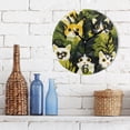 thumbnail image 3 of Leaves and Cats Wall Clock 10 inch Non-Ticking Easy to Read Decorative Clocks for Home Bedroom Living Room, 3 of 8
