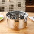 thumbnail image 4 of Stainless Steel Inner Pot Replacement for Multifunctional Rice Cookers, Durable Cooking Bowl for Rice, Grains, Stews & Soups, Easy Clean Dishwasher Safe Design, 4 of 6