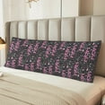 thumbnail image 2 of Balery Lovely Mom Ever Funda Protectora para Almohada Corporal de Algodón Hipoalergénico con Cierre(55 x 21 pulgadas), Almohadas No Incluidas, 2 of 7