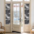 thumbnail image 2 of Sun Blocking Glass Window Film, Black Grey Ombre Window Privacy Film Frosted, Abstract Grey Wave Texture Gradient Reusable Windows Privacy Sticker for Home Decor, Nursery, 23.6 x 78.7 Inches, 2 of 9