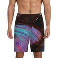 thumbnail image 3 of Lsque Wings Of A Butterfly Mens Sleep Pajama Shorts,Short Pajama Pants, Cotton Ultra-Soft Knit-4X-Large, 3 of 9