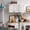 35"W Off-White, variant on POLIHOME Farmhouse Kitchen Wall Amount Storage Cabinets with Doors and Shelves, One Set of 2 Pieces, White