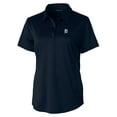 thumbnail image 2 of Women's Cutter & Buck Navy Detroit Tigers Eco Textured Stretch Recycled Polo, 2 of 3