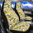 thumbnail image 3 of HUISEFOR Hippie Flower Car Seat Cover Breathable Soft Car Seat Covers Front Seats Only 2 Pack Comfortable Easy to Installation Universal Size Fit for Most Cars SUV, 3 of 7