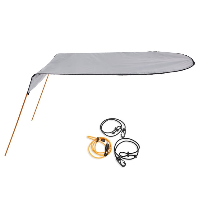 Sun Shade Canopy For Kayak Canoe For Single Person Waterproof Awning Top Cover Grey