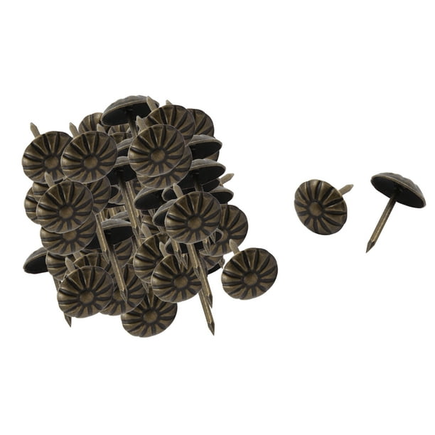 Meubles de Maison Chrysanthème Motif Clou Ton Bronze 11 x 16mm 80 PCS