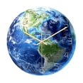 thumbnail image 2 of QTOCIO Horloge Murale DIY Autocollant Miroir Décoration Maison Bureau Horloge, 2 of 6