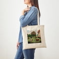 thumbnail image 4 of CafePress - Vintage Cow Art Tote Bag - Unisex Canvas Tote Bag, Beige, 1-Piece, 4 of 7
