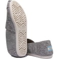 thumbnail image 4 of TOMS Womens Classic Canvas Sneaker Shoes Espadrilles - Black Melange Knit, 4 of 4