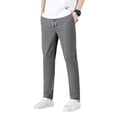 thumbnail image 4 of Camisa de otoño e invierno, pantalones con forro polar Black Label, pantalones de negocios ligeros y gruesos de estilo coreano para hombre de talla grande, 4 of 5