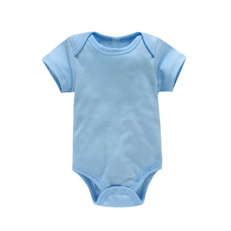 

GYRATEDREAM Baby Boys Bodysuit Newborn Short Sleeve Bodysuit Cotton One-Piece Bodysuit 0-24 Months