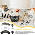 thumbnail image 5 of COOPHYA Graduation Cupcake Decor Paper in Black 36 Sets 8x7cm, 5 of 6