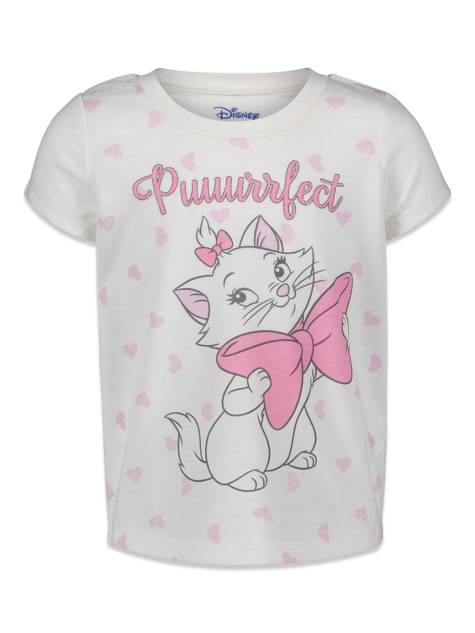 The Aristocats Disney Pullover Girls to Kid 3 Toddler Big Infant Pack T-Shirts Marie
