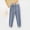 Blue, variant on Eltusu Girls Cotton Leggings, Soft Elastic Waist Stretch Warm Winter Joggers Purple Size 10-12 T