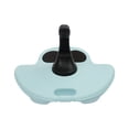thumbnail image 3 of Light Blue Snow Sleds for Kids and Adult, Sled Snowboard for 1-2 Riders with Handle and Pull Rope, Lightweight Compact Scooter Board, Sit Down Winter Sled, Portable Downhill Snow Skate for Winter Fun, 3 of 16