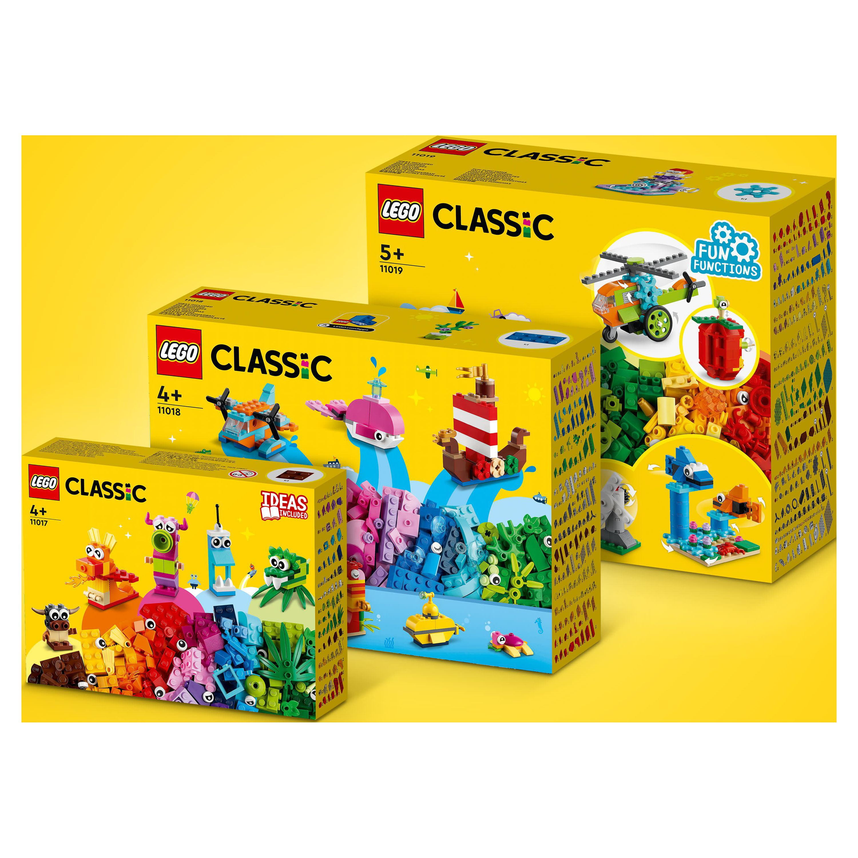 LEGO Classic 11019 - Briques et Fonctionnalités, Jouets de Construction  Enfants pas cher 