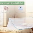 thumbnail image 7 of Foldable Pop-Up Mosquito Net Topboutique Portable Sleeping Bag Fly Net Folding Fly Net Tent Camping Fly Net Bed Sumer Accessories for Camping Traveling Adjustable Size Blue, 7 of 7