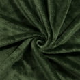 thumbnail image 4 of PiccoCasa Flannel Fleece Blanket Soft Warm Wide Hemmed Fern Green Twin XL, 4 of 8