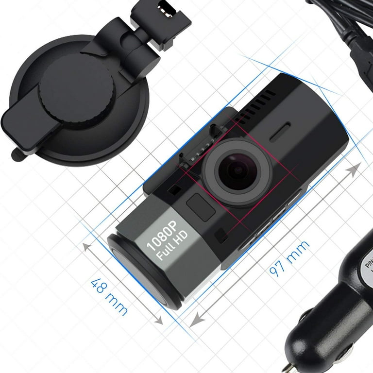 Crosstour Dash Cam Car Recorder CR250 Camera 1080p High Resolution New open  box
