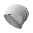 thumbnail image 2 of Lumtrix Summer Mesh Breathable Skull Beanie - Soft Stretchy Slouchy Beanie Hat Men Women for Running Cycling Gym Gray One Size, 2 of 3
