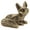 Sitting F ox, variant on Tizuqe Miniature Metal Foxes Figurine Traditional Chinese Antique Home Office Decors Wisdoms Symbol Decorative Accent Piece