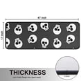 thumbnail image 5 of Kitchen Rugs Sets Of 2,Gray Halloween Skulls Anti Fatigue Kitchen Mat Rugs Non Slip Washable,Decorative Kitchen Floor Mats for Kitchen,Sink,Laundry,17"x47"+17"x47", 5 of 5
