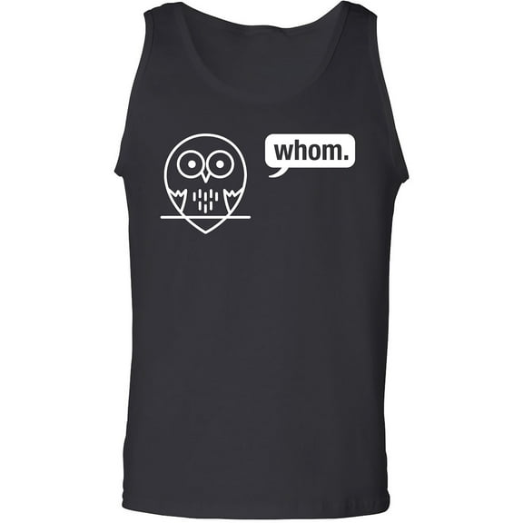 Whom (owl) Adult Tank Top