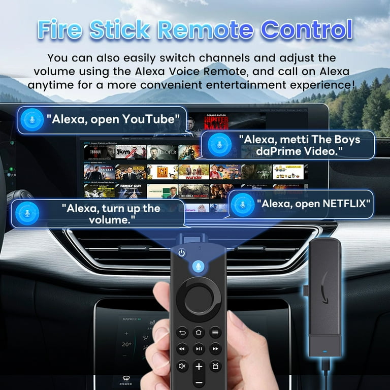 CarlinKit CarPlay TV Input Adapter for Amazon Fire TV Stick