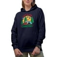 thumbnail image 2 of Let's Go Camping - Camper, Adventure Lover, Hiker, Navy Blue Hooded Sweatshirt or Hoodie, 3XL, 2 of 5