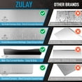 thumbnail image 7 of Zulay Kitchen Multi-purpose Stainless Steel Bench Scraper & Chopper Quick & Easy Perfect Cuts Black, 7 of 7