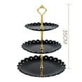 pdqouc 3Tier Cupcake Stand Holder Cake Dessert Wedding Event Party