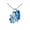 Light Blue, variant on BAYAIXZ Necklaces for Women Women Zircon Retro Necklace Valentine's Day Wedding Party Bridal Jewelry Necklace Necklaces (Light Blue,One Size)
