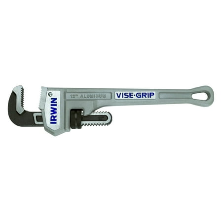 Vise-Grip Cast Aluminum Pipe Wrench, 14 in, Drop Forged Steel Jaw