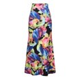 thumbnail image 4 of Weiqiqre Jupes pour Femmes Décontractées Douces à Revers Taille Haute Maxi Jupe Longue Robe Polyvalente, 4 of 7