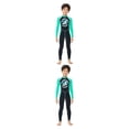 thumbnail image 4 of Soidarity Trajes de neopreno Traje de buceo Traje de neopreno para niños de secado rápido Mangas largas y pantalones Anti-quemaduras solares, 4 of 6