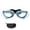 Blue, variant on Swim Goggles with Ear Plugs & Zippered Box, Anti Fog No Leaking Swimming Goggles for Adults Women Men, 360° Wide View Pool Goggles for Beach Training, 6.69"