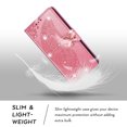 thumbnail image 4 of Samsung Galaxy Note 20 Wallet Case, Mantto Bling Butterfly Flower PU Leather Flip Phone Cover Credit Cards Slot Shockproof Protective Kickstand Case for Samsung Galaxy Note 20, Pink, 4 of 9