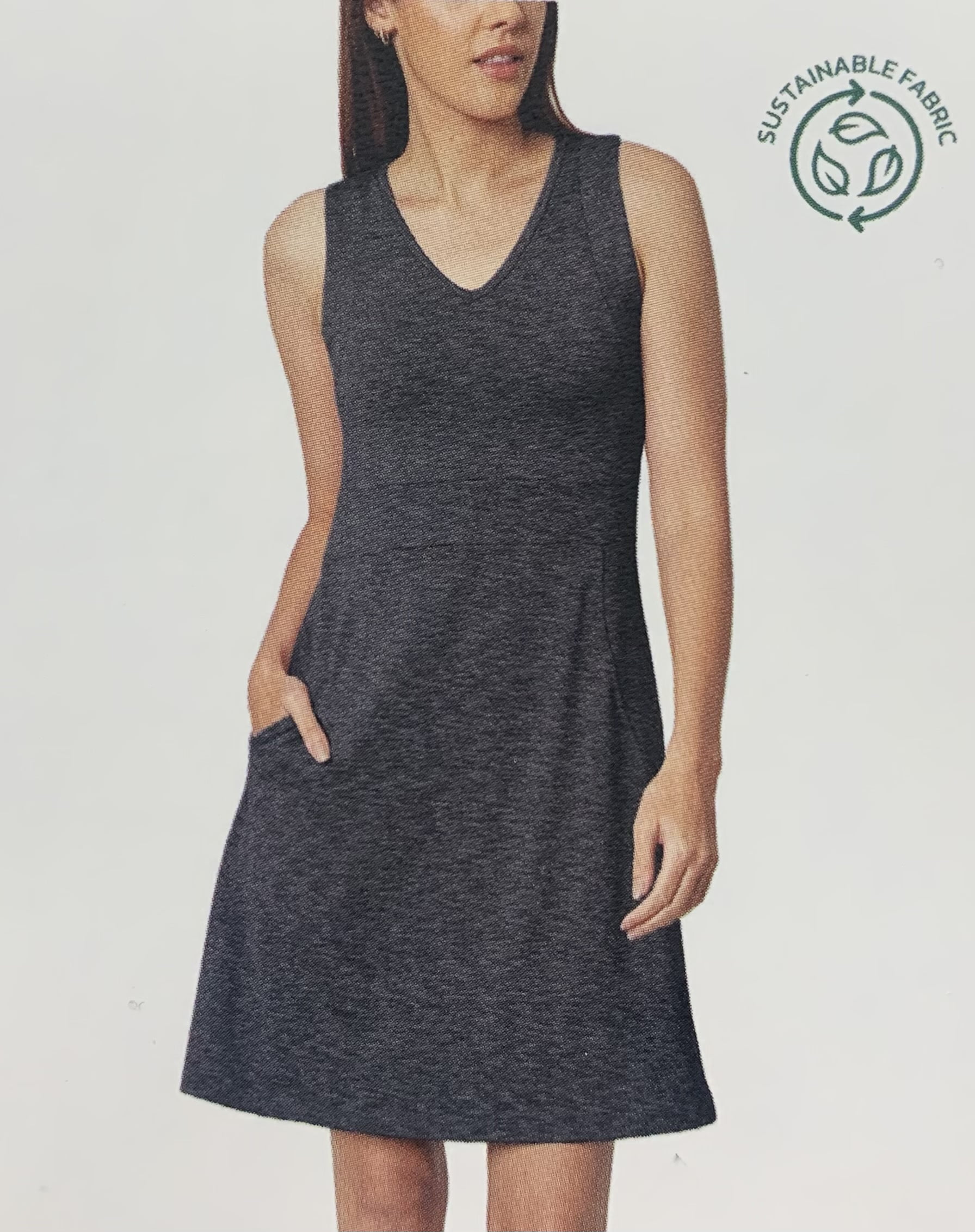 Mondetta Women's Active Dress, Quite Shade Medium