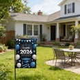 thumbnail image 3 of A Graduation Garden Flag Polyester Decoration For Party Outdoor Patio Photo Backdrop Banner 17.72X11.81 Inch, 3 of 7