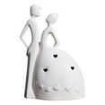 thumbnail image 1 of jifeng Abstract Lover Statue Nordic creative Crafts for Desk White Wedding Dress, 1 of 9