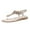 Gold, variant on Platform Sandals Summer Flat Sandals for Women Open Toe Braided Zipper Comfortable Espadrille Gladiator Sandal,Gold
