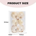 thumbnail image 2 of 1 box of 6 decorative 8CMPET transparent plant Christmas ball set Christmas decorations, 2 of 5