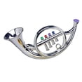 thumbnail image 4 of Trompa de cuatro teclas de colores, juguete musical educativo para la primera infancia, miniinstrumentos musicales de viento, 4 of 4