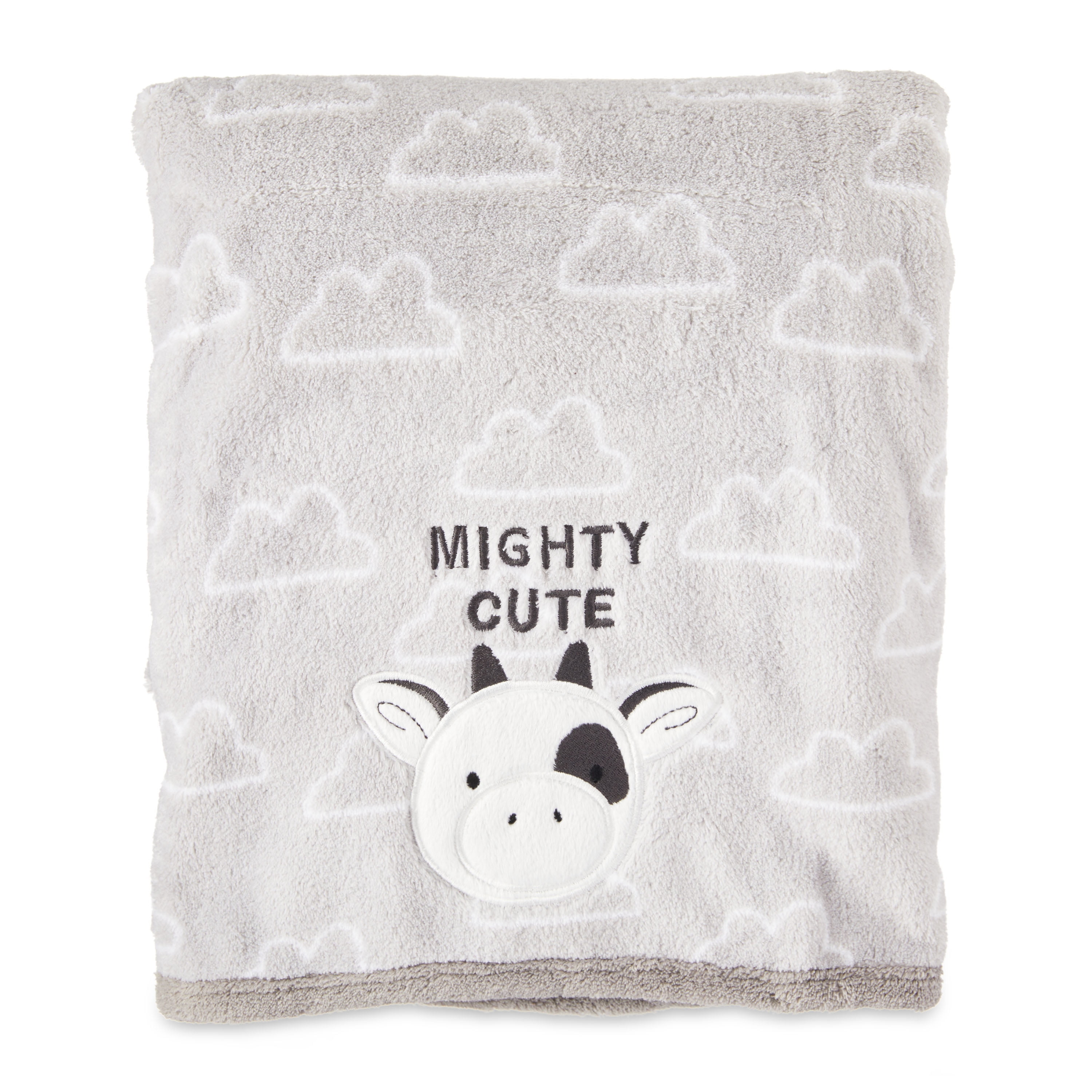 Parent's Choice Plush Baby Blanket for Baby Boys and Girls, Cow, 30" x 40"
