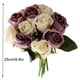 thumbnail image 4 of Advancent Ramo de rosas artificiales de 12 cabezas, paquete de flores, decoración del hogar, flor falsa de boda Flores artificiales, 4 of 6