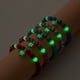thumbnail image 5 of Pulsera elástica de cuentas de loto con turquesa roja, pulsera luminosa de energía de yoga, pulsera de cuentas de turquesa, 5 of 5