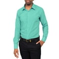 thumbnail image 4 of G-Style USA Men's Slim Fit Long Sleeve Dress Shirt, 4 of 5