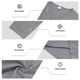 thumbnail image 4 of pstuiky camisa de manga larga para hombre, Top informal holgado de color liso con medio botón, mangas largas y cuello redondo para hombre camisetas de hombre l, 4 of 6
