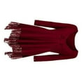 thumbnail image 3 of Robe en Dentelle Grande Taille pour Femmes, Robe Courte Aguichant à Manches Longues, Blouse Décontractée pour le Travail, 3 of 7
